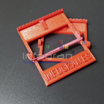 Merchandising original impreso en 3D: Cortador de precinto